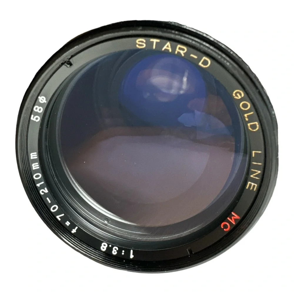 🔥 Star-D Gold Line 70-210mm f/3.8 58mm MC Mount Macro Japanese Lens W/ Case 🔥
